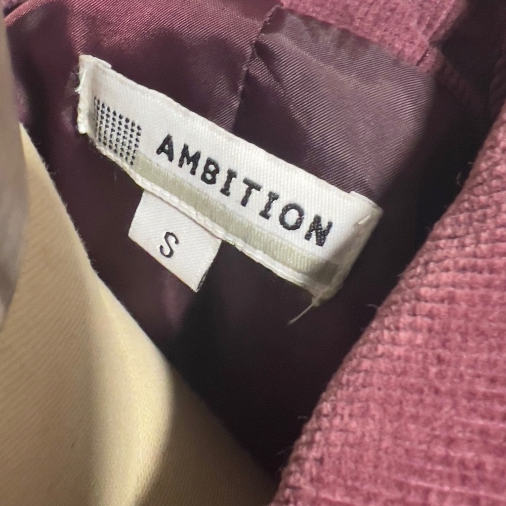 Ambition Women's Plum Pea Coat - Picture 2 of 5